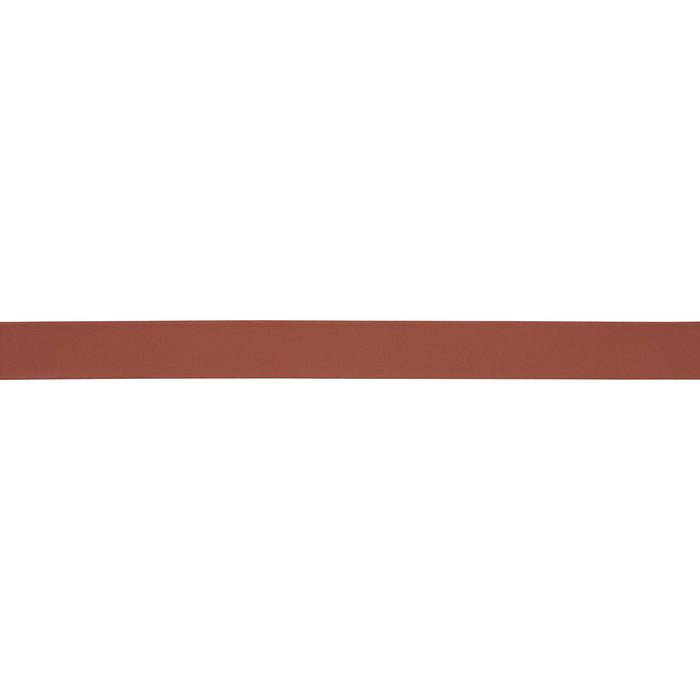 Schumacher Frazer Wide Leather Trim Rust Trim 87796