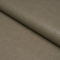 Schumacher Vegan Leather Rattan Indoor/Outdoor Ash Fabric 87802