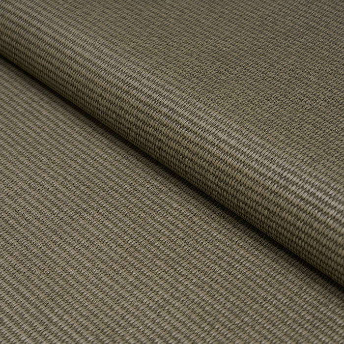 Schumacher Vegan Leather Basketweave In/Out Lichen Fabric Sample 87813