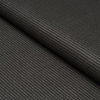 Schumacher Vegan Leather Basketweave In/Out Charcoal Fabric 87814