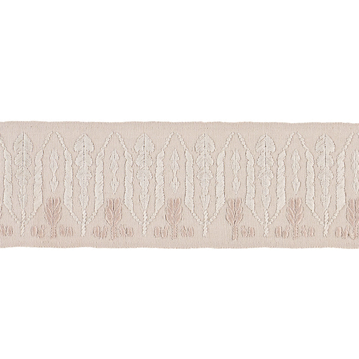 Schumacher Sylvie Tape Dove Trim Sample 87851