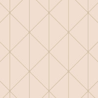 Schumacher Diamonds Petal And Gold Wallpaper 8805