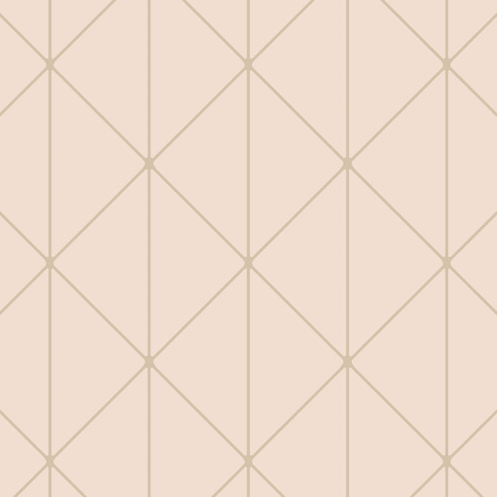 Schumacher Diamonds Petal And Gold Wallpaper Sample 8805