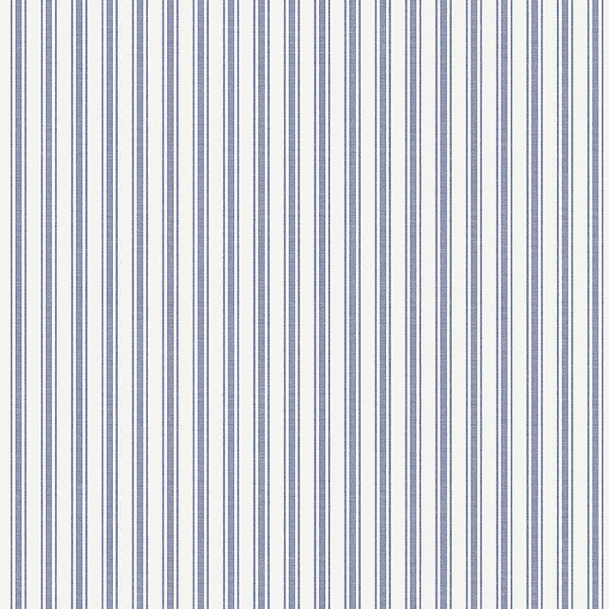Schumacher Aspo Stripe Blue Wallpaper Sample 8870