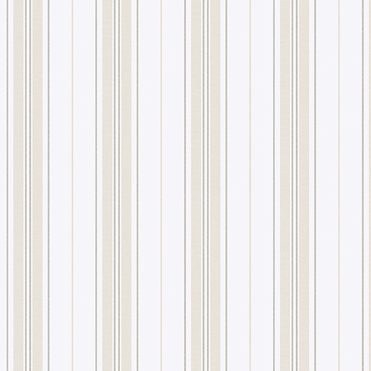 Schumacher HamnskAR Stripe Naturals Wallpaper Sample 8877