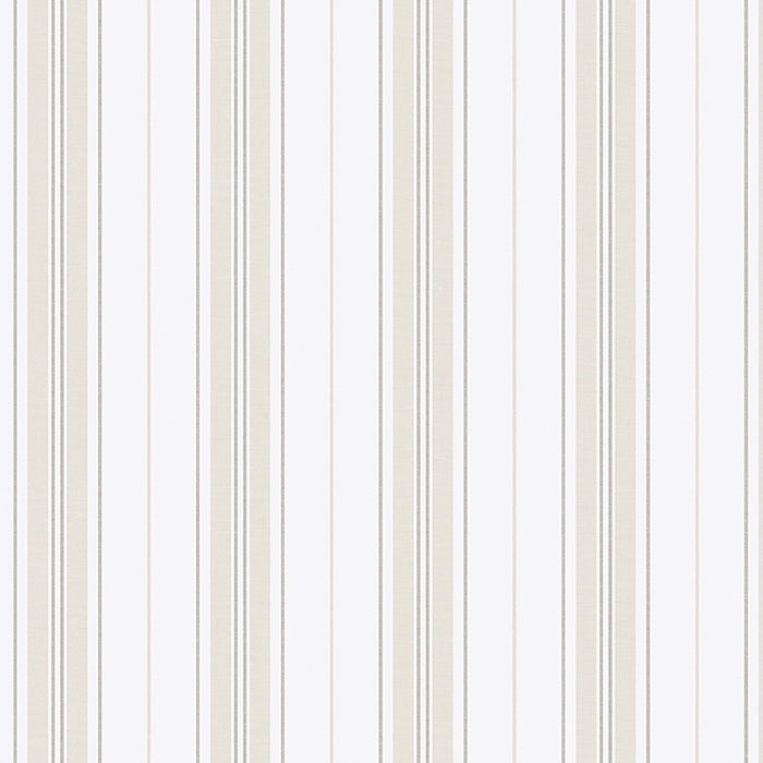 Schumacher HamnskAR Stripe Naturals Wallpaper Sample 8877