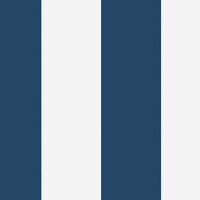 Schumacher Orust Stripe Navy Wallpaper 8878