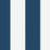 Schumacher Orust Stripe Navy Wallpaper Sample 8878