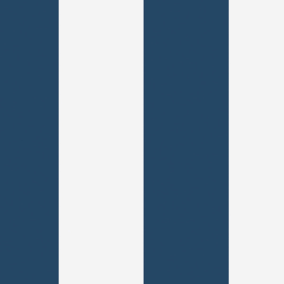 Schumacher Orust Stripe Navy Wallpaper Sample 8878
