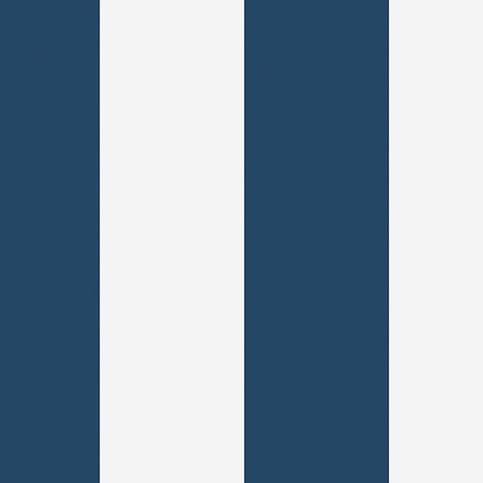 Schumacher Orust Stripe Navy Wallpaper Sample 8878