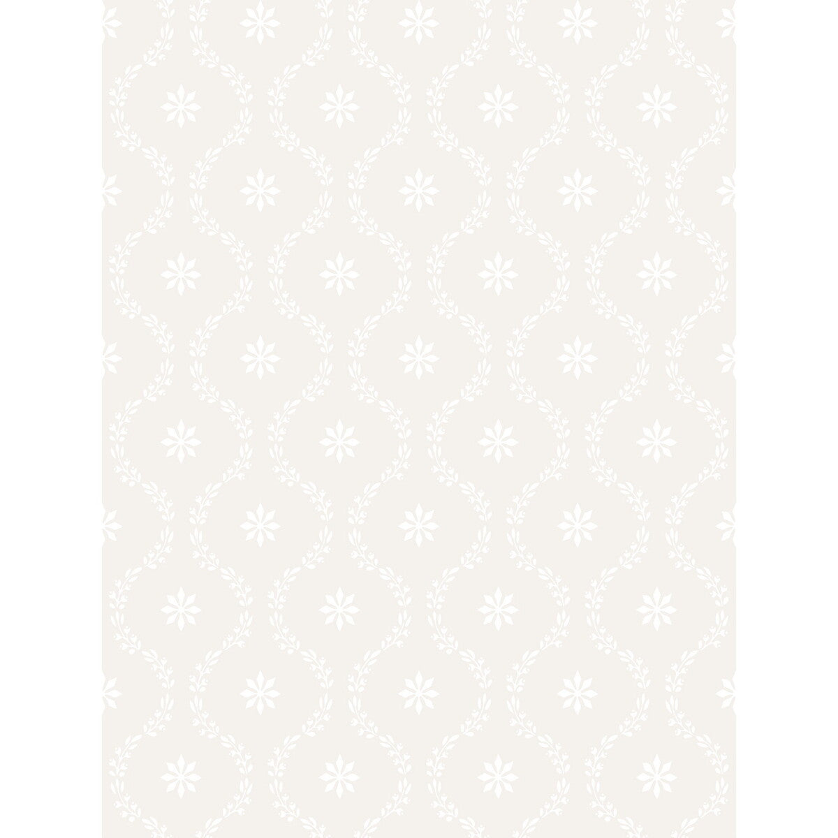 Cole & Son Clandon Snow Wallpaper Sample 88/3012.CS.0