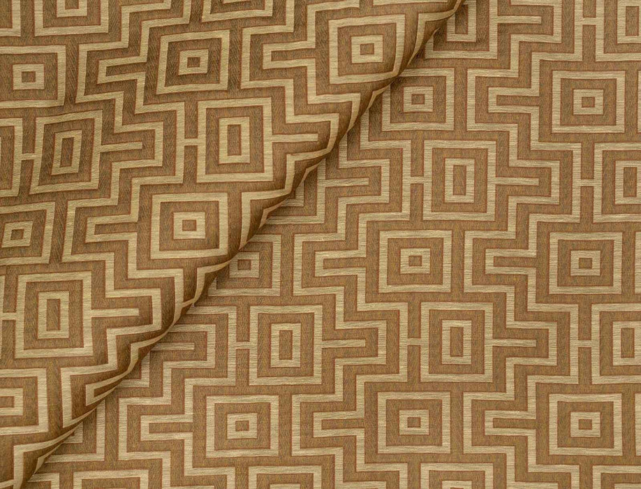 Jim Thompson Fret Maze Burnished Brass Fabric JT013860007