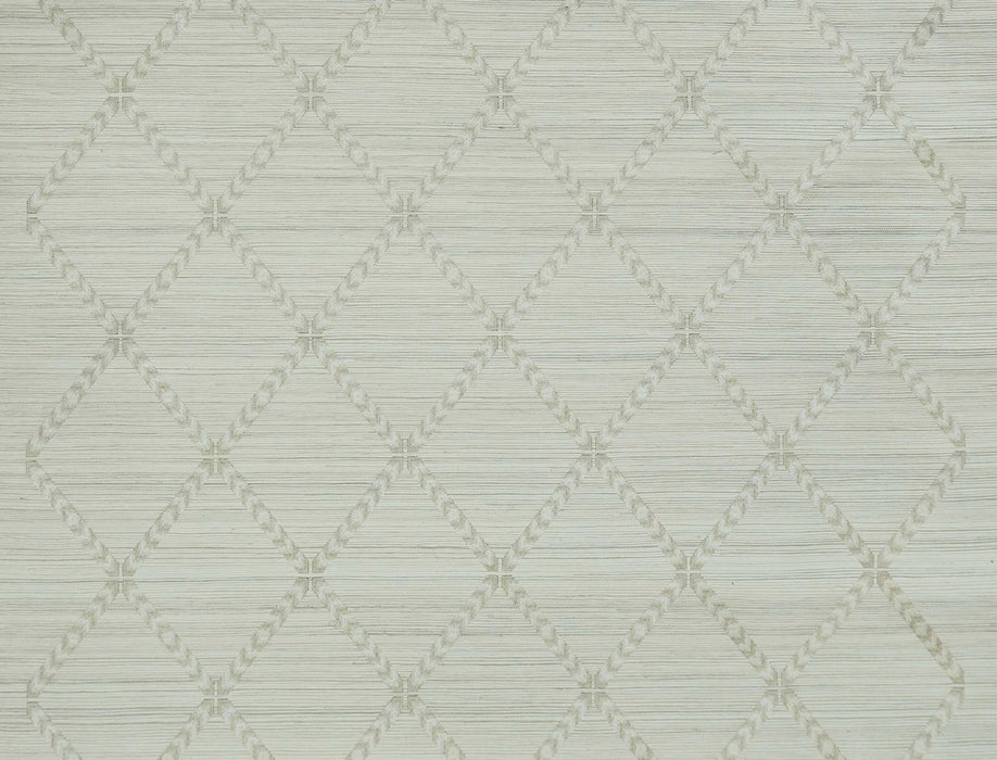 Jim Thompson Ikat Trellis  Sahara Wallpaper Sample JT021073003