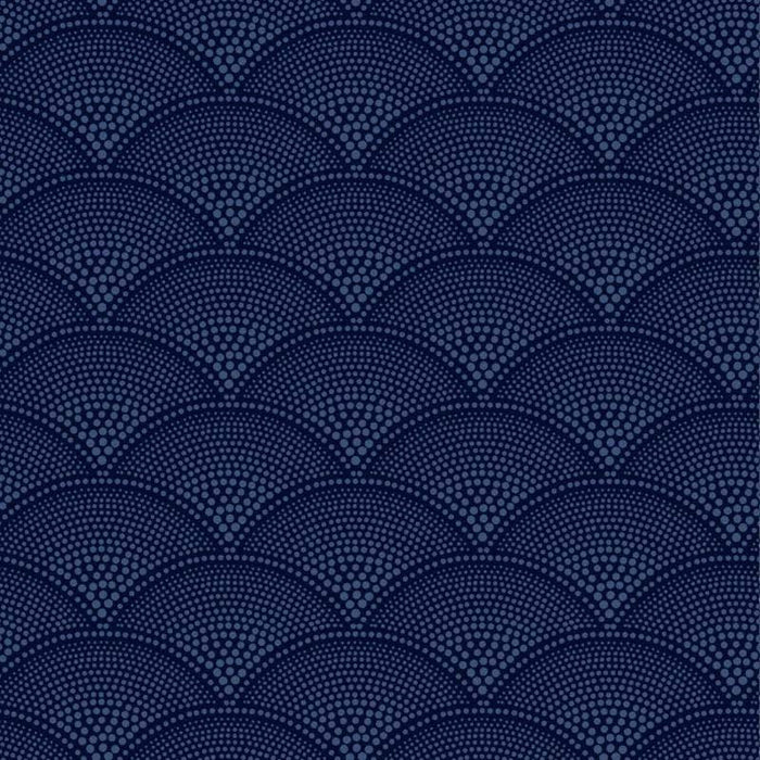 Cole & Son Feather Fan Midnight Wallpaper Sample 89/4019.CS.0