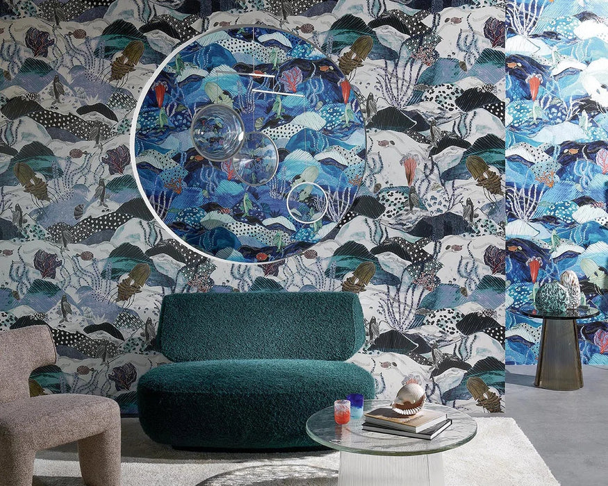 Pierre Frey Les Maldives Ocean Wallpaper Sample FP003002