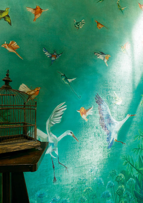 Pierre Frey L'Envol Marais Wallpaper Sample FP991001