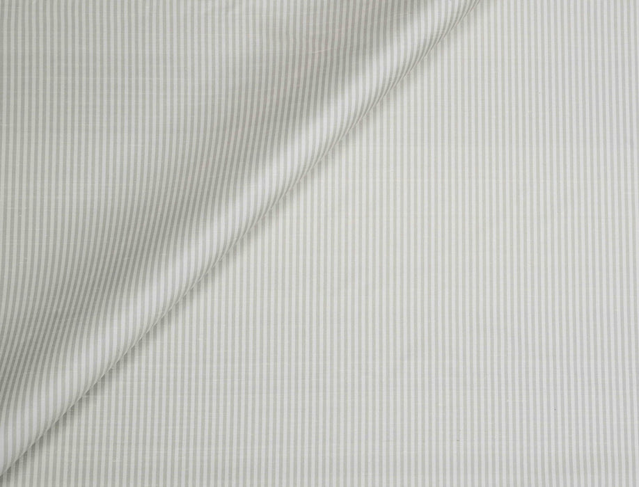 Jim Thompson Theka Stripe Silver Pearl Fabric Sample JT013791001
