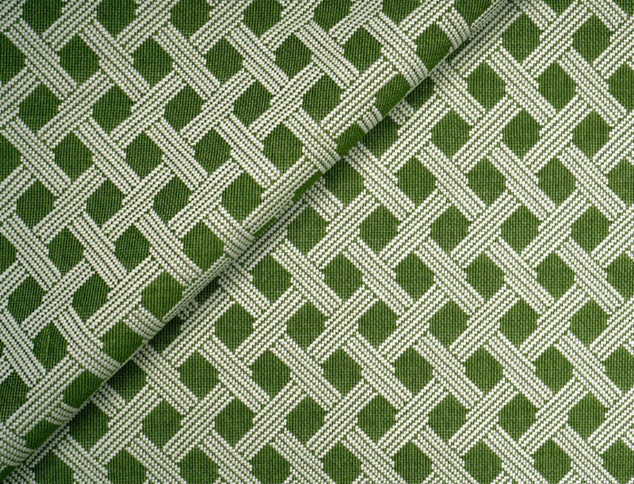 Jim Thompson Lattice Weave Basil Fabric Sample JT013734005
