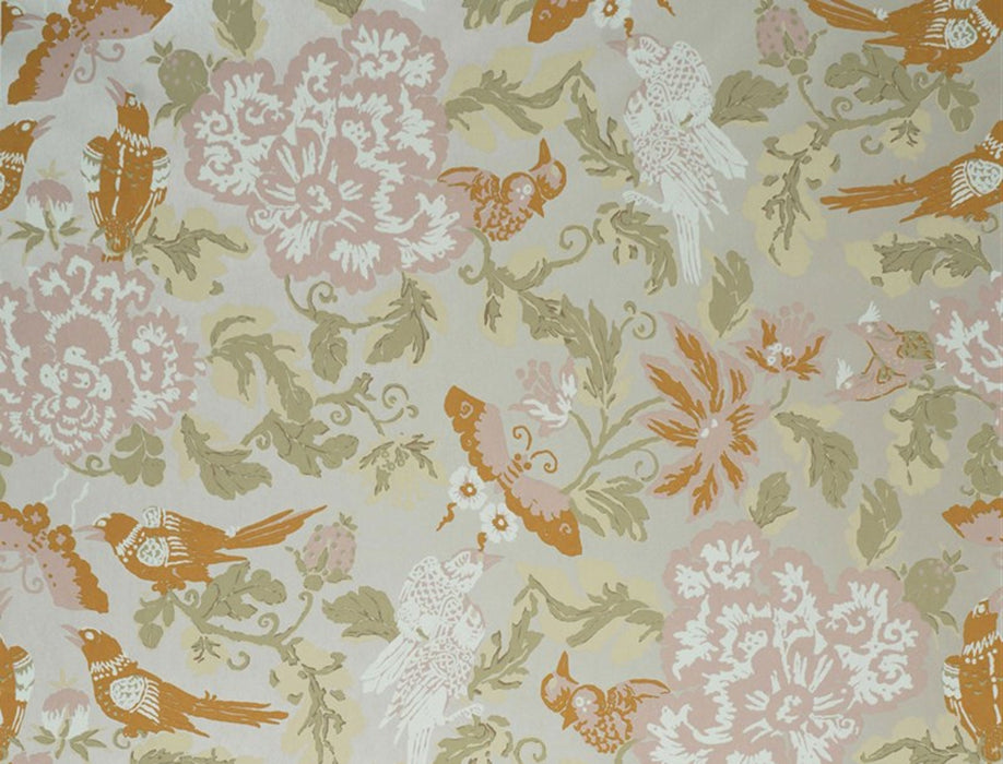 Jim Thompson Floriental  Shell Wallpaper Sample JT021043002