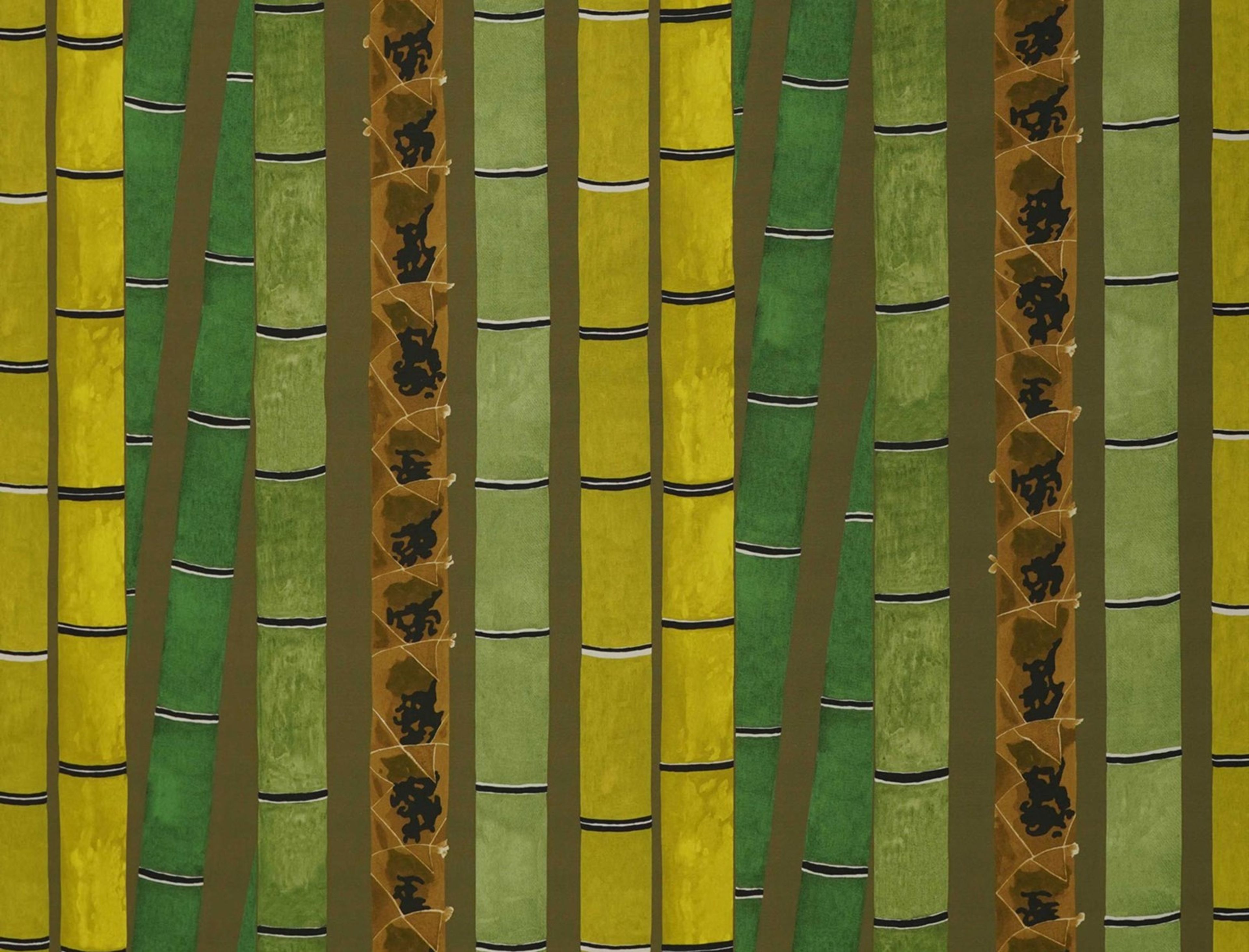 Jim Thompson Bambou Citron Fabric JT013720002