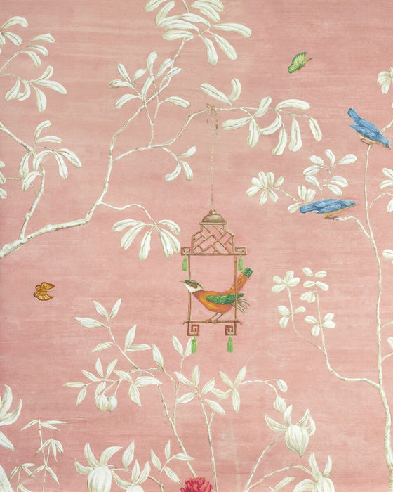 Brunschwig & Fils Jardin Yili Mural Blush Wallpaper P8026104.7.0