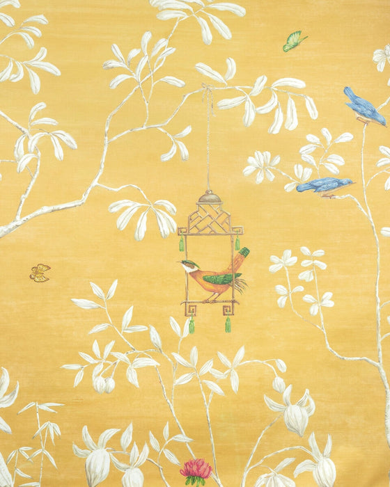 Brunschwig & Fils Jardin Yili Mural Soleil Wallpaper Sample P8026104.4.0