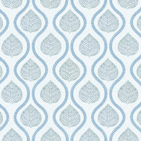 Lee Jofa Elsie Paper Teal Wallpaper P2026102A.1313.0