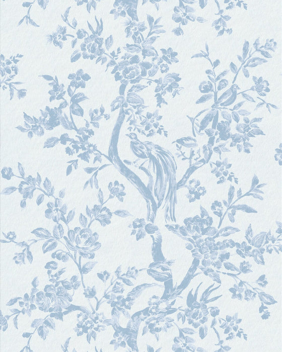 Lee Jofa Camellia Toile Wp Sky Wallpaper P2026103.15.0