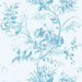 Lee Jofa Tea Rose Toile Wp Blue Wallpaper P2026100.1115.0