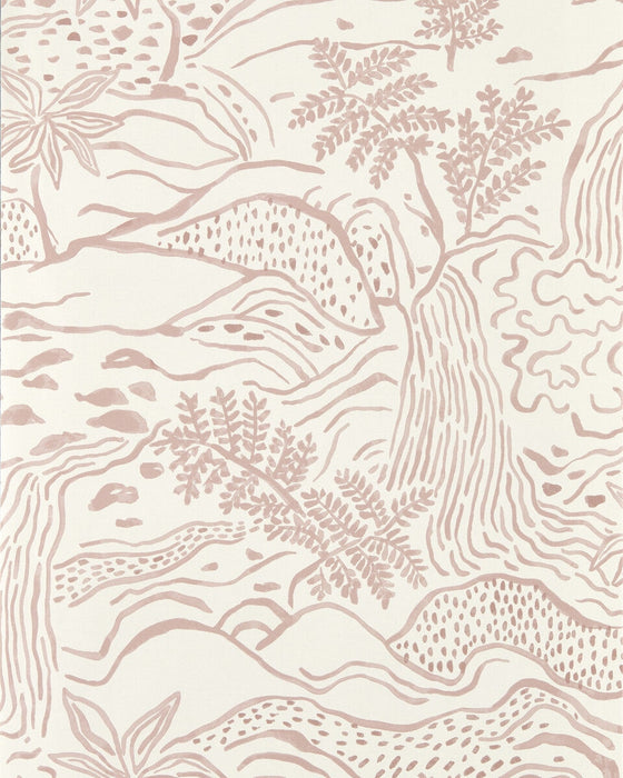 Scion Falling Floss Wp Dusk Pink Wallpaper NSCW113265.SCN.0
