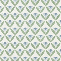 Scion Tulip Trellis Wp Coast Blue Wallpaper NSCW113257.SCN.0