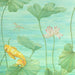 Brunschwig & Fils Koi Pond Mural Teal Wallpaper Sample LOANER PNL.P8026100-353.0