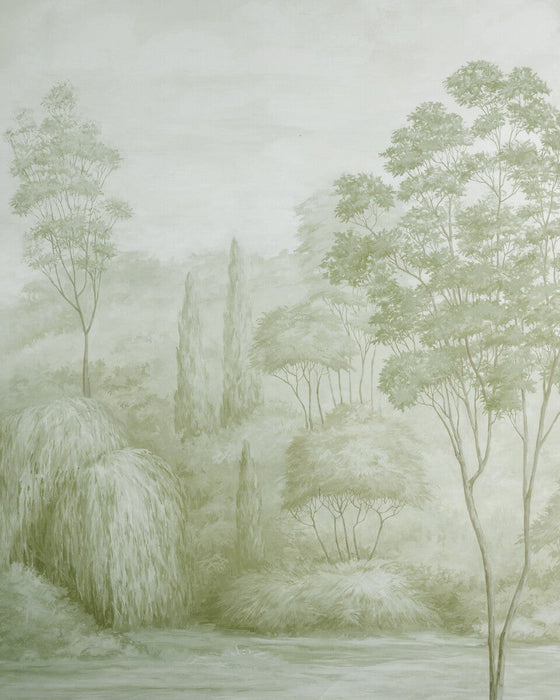 Brunschwig & Fils Arbres Mural Leaf Wallpaper Sample LOANER PNL.P8026105-311.0