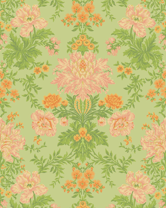Cole & Son Poppies Peach Wallpaper Sample 128/7036.CS.0