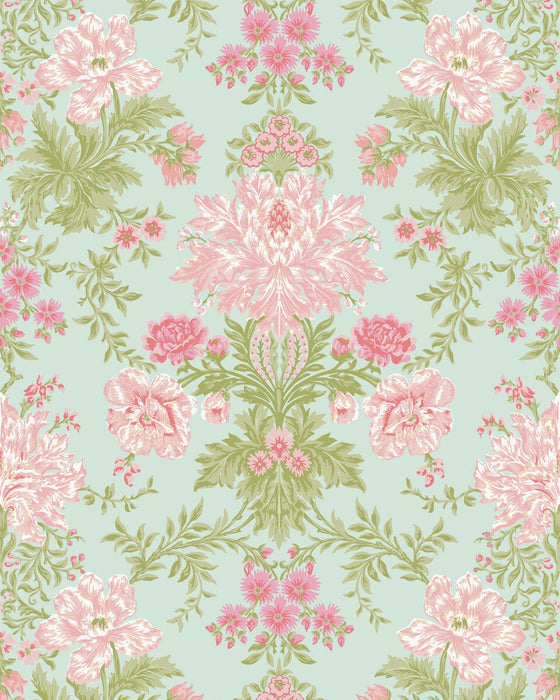 Cole & Son Poppies Soft Pink Wallpaper Sample 128/7034.CS.0