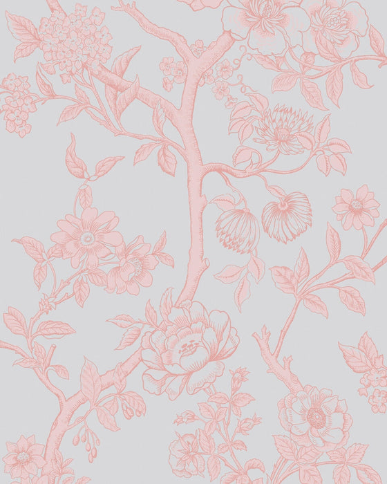 Cole & Son Paradise Tree Pastel Blue Wallpaper Sample 128/2008.CS.0