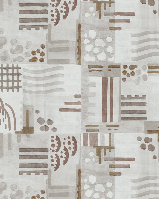 Lee Jofa Modern Veda Wc Limestone/Bark Wallpaper Sample GWP-3753.1621.0