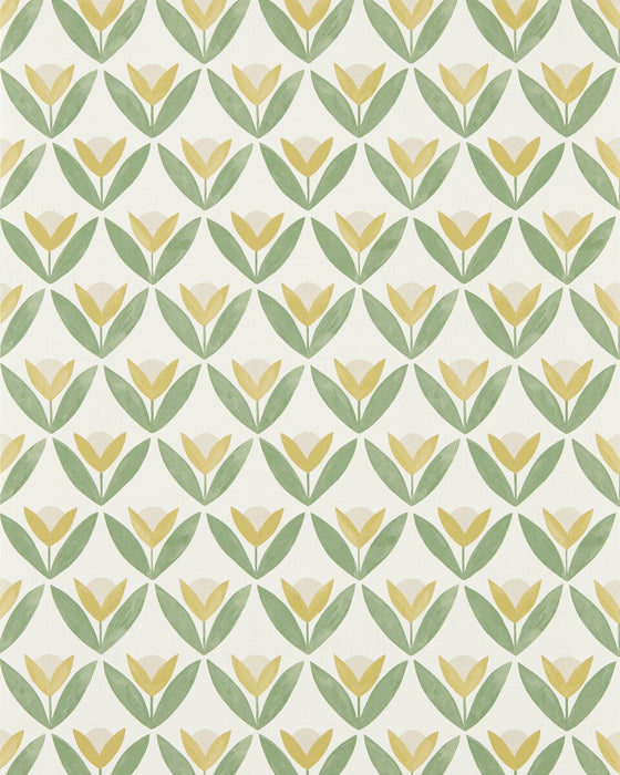 Scion Tulip Trellis Wp Honey Wallpaper Sample NSCW113256.SCN.0