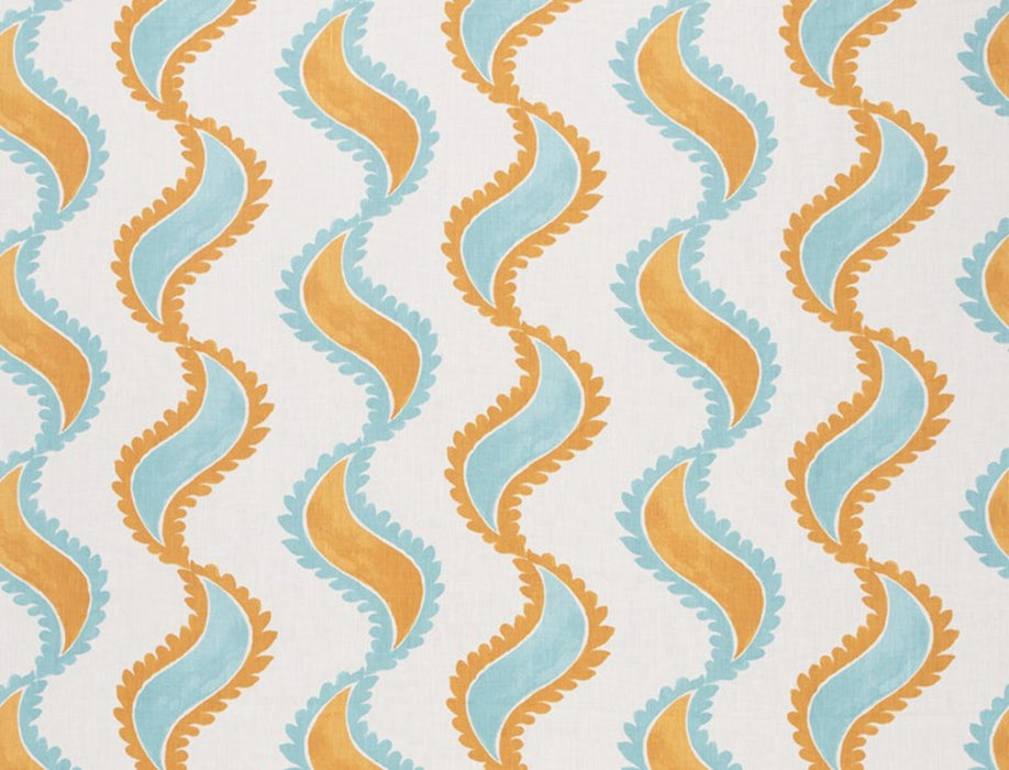 No.9 Thompson Foloi Tangerine Fabric Sample N9012241004O