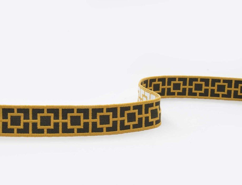 Jim Thompson Duquette Fret Tape  Black Gold Trim Sample JT030054009