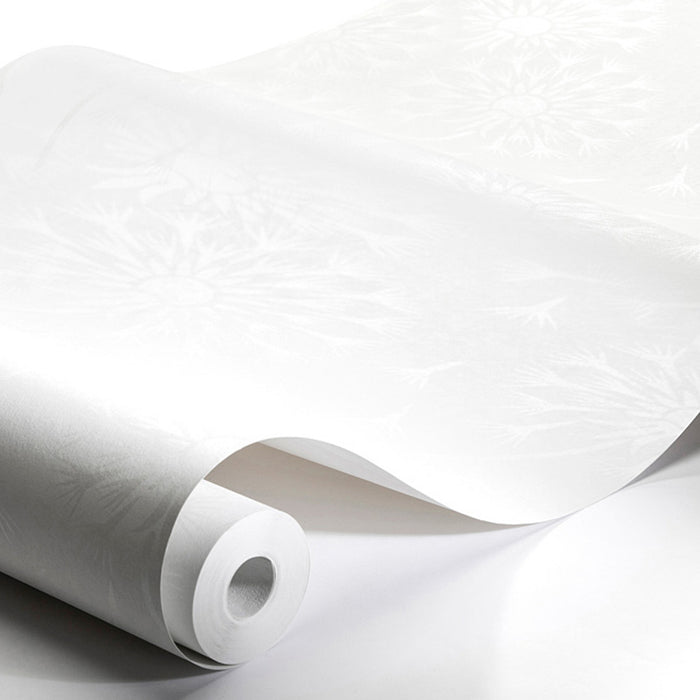 Schumacher Dandelion Pearl Wallpaper Sample 9315