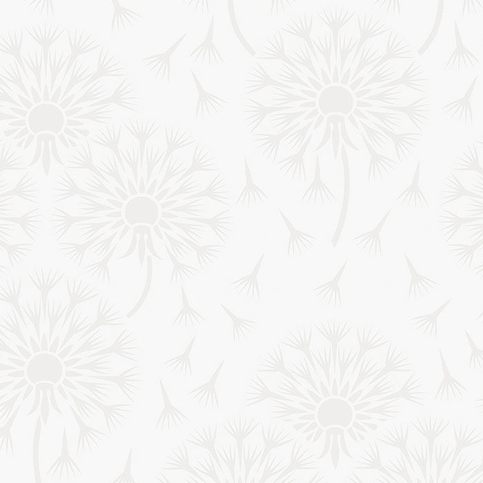 Schumacher Dandelion Pearl Wallpaper Sample 9315