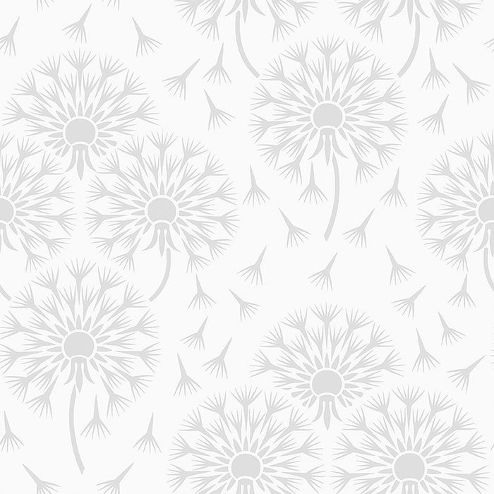Schumacher Dandelion Grey Wallpaper Sample 9316