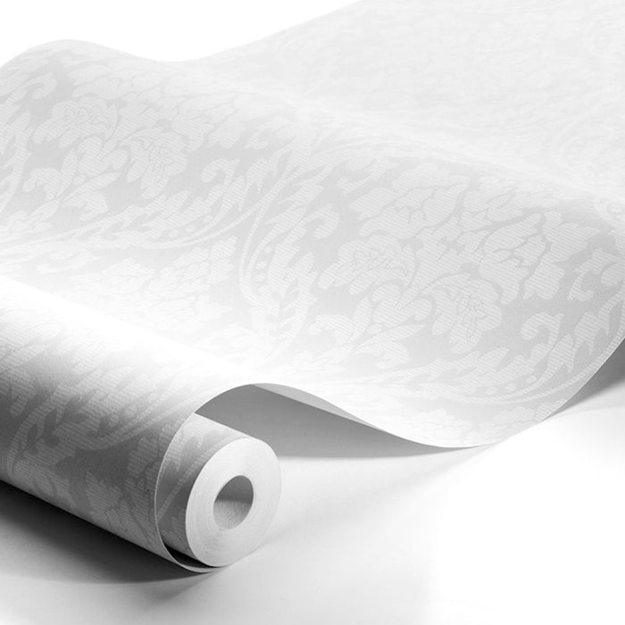 Schumacher Firenze Grey Wallpaper Sample 9322