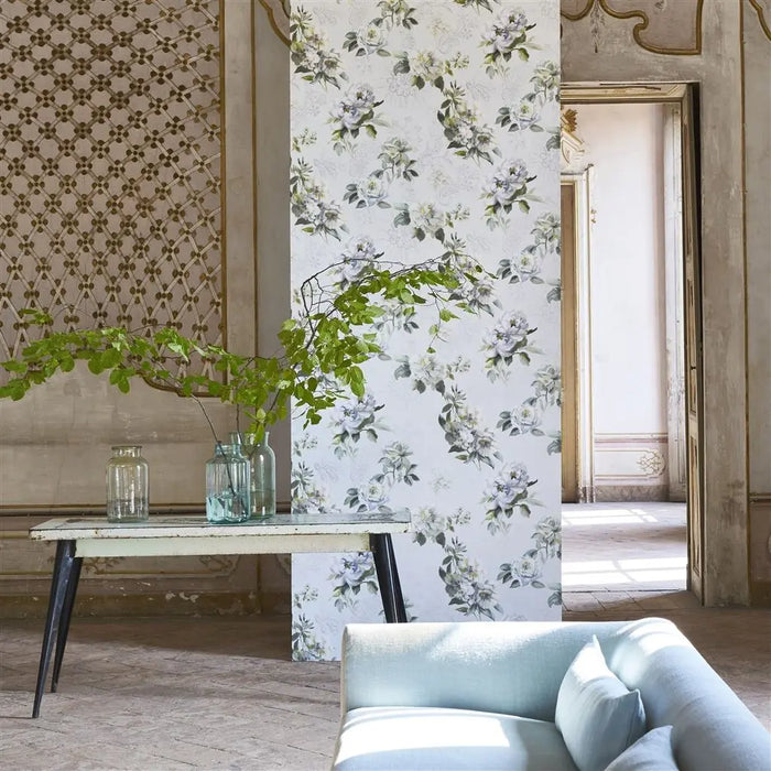 Designers Guild Victorine Cloud Wallpaper Sample PDG1051-02