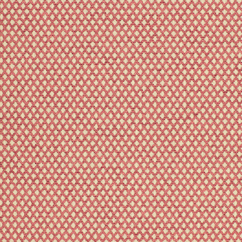 Schumacher Losange Boucle Cranberry Fabric Sample 94850