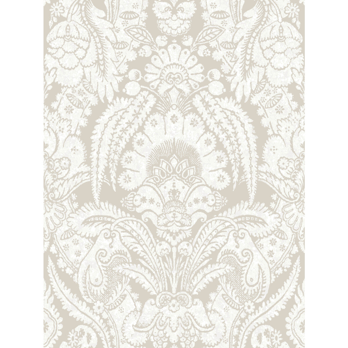 Cole & Son Chatterton Shell & Ivory Wallpaper Sample 94/2008.CS.0