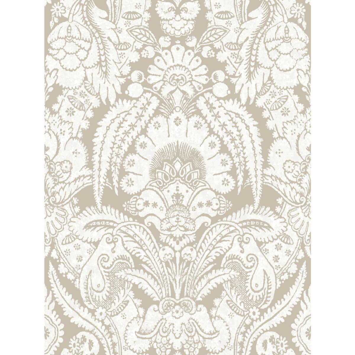 Cole & Son Chatterton Linen And White Wallpaper Sample 94/2009.CS.0