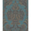 Cole & Son Wyndham Teal And Charcoal Wallpaper Sample 94/3017.CS.0