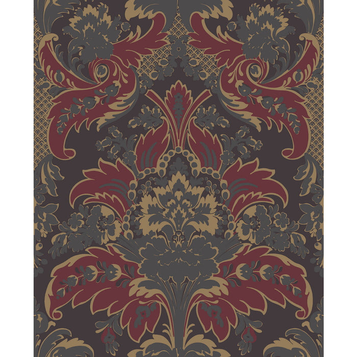 Cole & Son Aldwych Red And Gold Wallpaper Sample 94/5029.CS.0